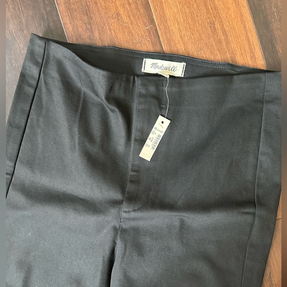 NWT madewell high waisted black pants size 30
